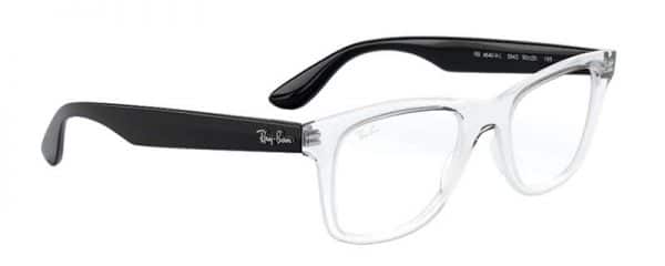 ray ban transparente